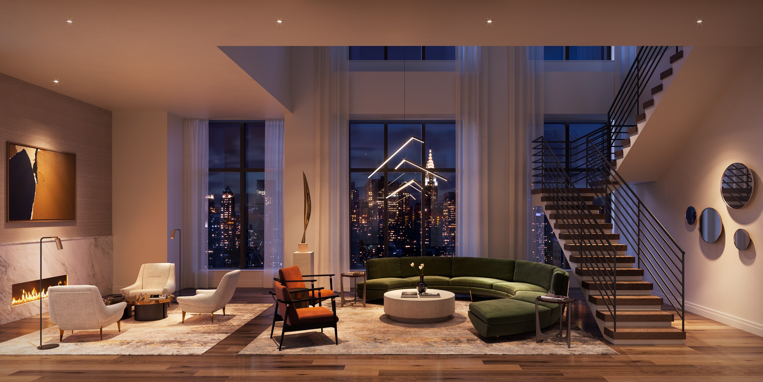 Penthouse Living Room