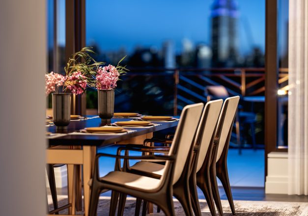 Penthouse Dining Room & Terrace